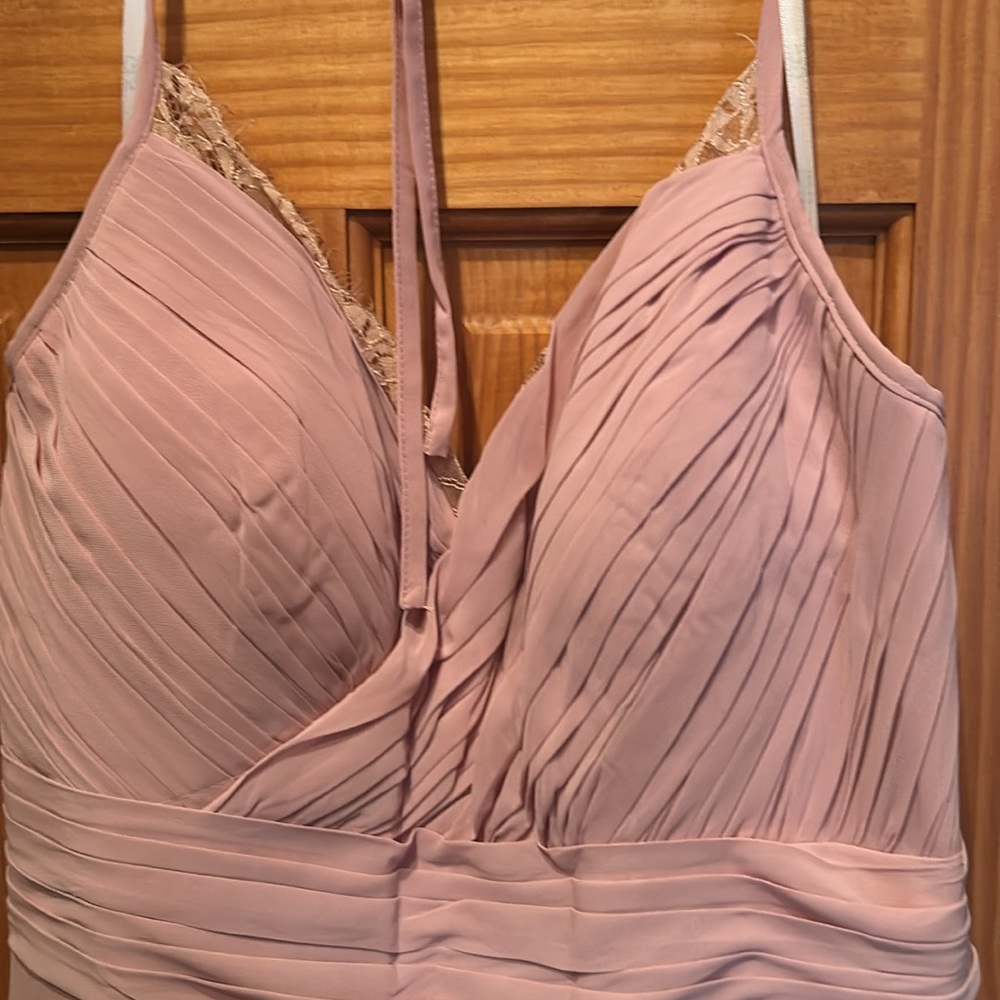 (NWOT) Pink chiffon dress size 2X - Picture 10 of 17